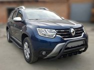 Renault Duster 2018–2024 Kenguru zaščitni lok brez napisa WT003 Black (nerjaveče jeklo) fotografija 1