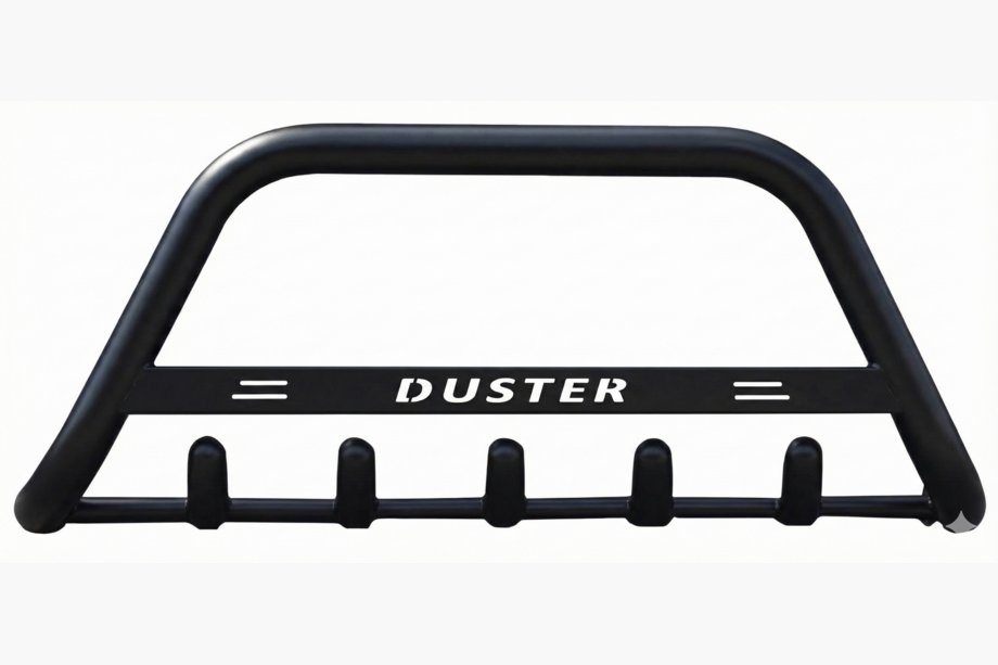 Dacia Duster 2018–2024 Sprednji zaščitni lok z napisom WT004 Black (nerjavno jeklo) Fotografija 5