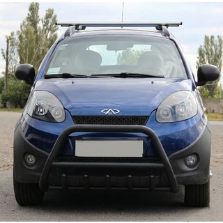 Bullbar WT003 Black (nerjavno jeklo) Chery Beat 2009–2015 fotografija 1