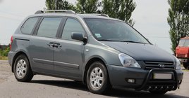 Kia Carnival 2002–2013 Bullbar WT003 Black (nerjavno jeklo) fotografija 3