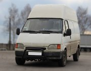 Ford Transit 1991–2000 Bullbar WT003 Black (nerjavno jeklo) fotografija 1