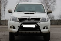 Toyota Hilux 2006–2015 Bullbar WT003 Black (nerjavno jeklo) fotografija 1
