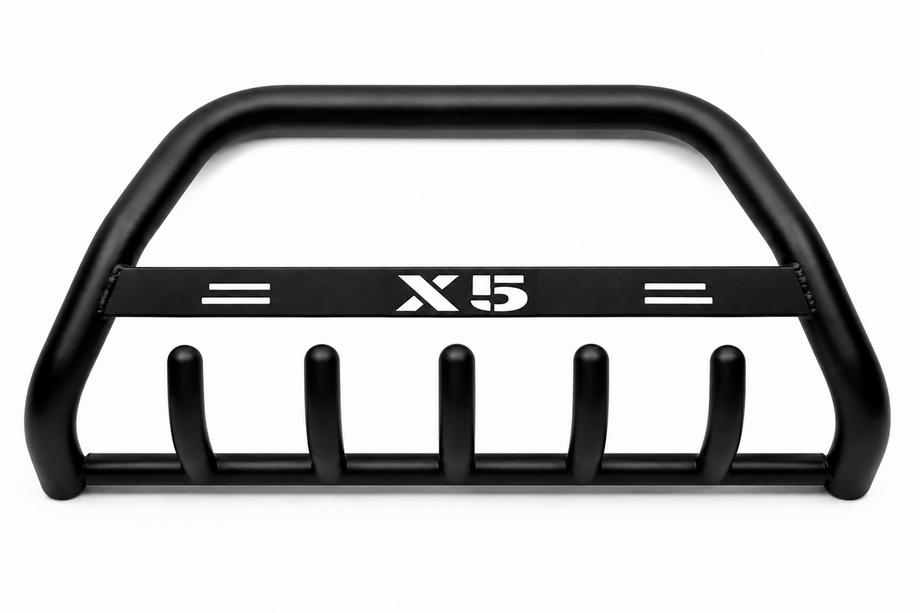 BMW X5 E53 1999–2006 Sprednji zaščitni lok WT004 Black (nerjavno jeklo) Image