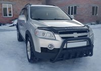 Chevrolet Captiva 2006–2019 Sprednji zaščitni lok WT004 Black (nerjavno jeklo) fotografija 2