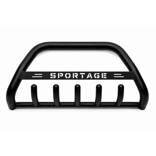 Sprednji zaščitni lok WT004 Black (nerjavno jeklo) Kia Sportage 2004–2010