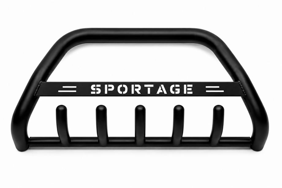 Kia Sportage 2015–2021 Sprednji zaščitni lok WT004 Black (nerjavno jeklo) Image