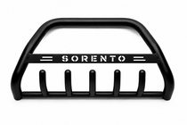 Kia Sorento I BL 2002–2009 Sprednji zaščitni lok WT004 Black (nerjavno jeklo) fotografija 4