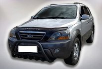 Kia Sorento I BL 2002–2009 Sprednji zaščitni lok WT004 Black (nerjavno jeklo) fotografija 3
