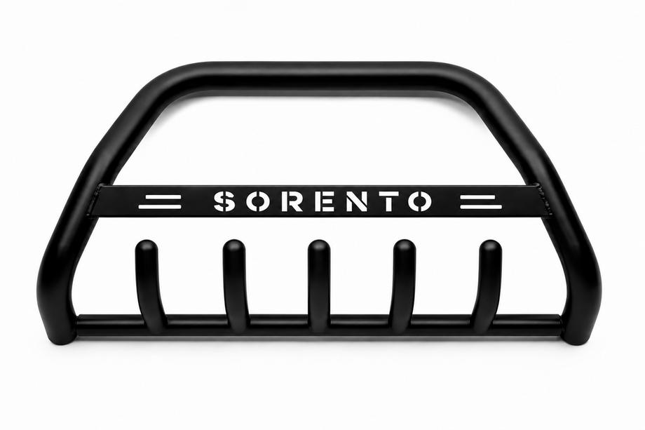Kia Sorento III UM 2014–2020 Sprednji zaščitni lok WT004 Black (nerjavno jeklo) Image