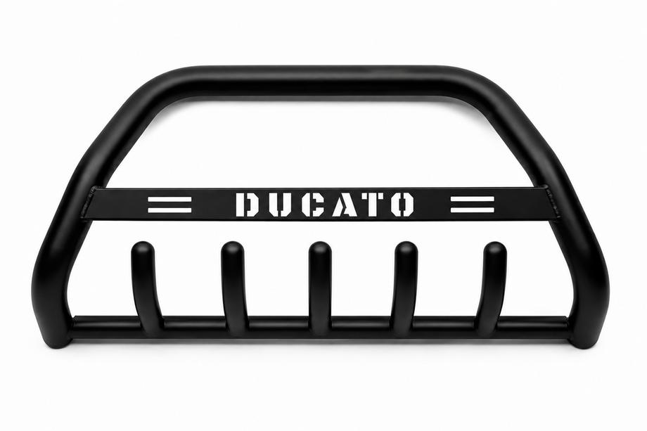 Fiat Ducato 1995–2006 Sprednji zaščitni lok WT004 Black (nerjavno jeklo) Image