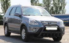 Honda CRV 2001–2006 Sprednji zaščitni lok WT004 Black (nerjavno jeklo) fotografija 2