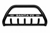 Hyundai Santa Fe 3 2012–2018 Sprednji zaščitni lok WT004 Black (nerjavno jeklo) fotografija 1