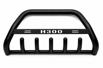 Hyundai H300, H1, Starex 2008–2020 Sprednji zaščitni lok WT004 Black (nerjavno jeklo) fotografija 2