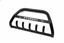 Hyundai H300, H1, Starex 2008–2020 Sprednji zaščitni lok WT004 Black (nerjavno jeklo) fotografija 6