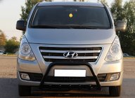 Hyundai H300, H1, Starex 2008–2020 Sprednji zaščitni lok WT004 Black (nerjavno jeklo) fotografija 1