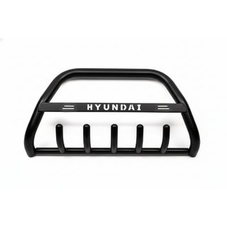 Sprednji zaščitni lok WT004 Black (nerjavno jeklo) Hyundai H300, H1, Starex 2008–2020 fotografija 2