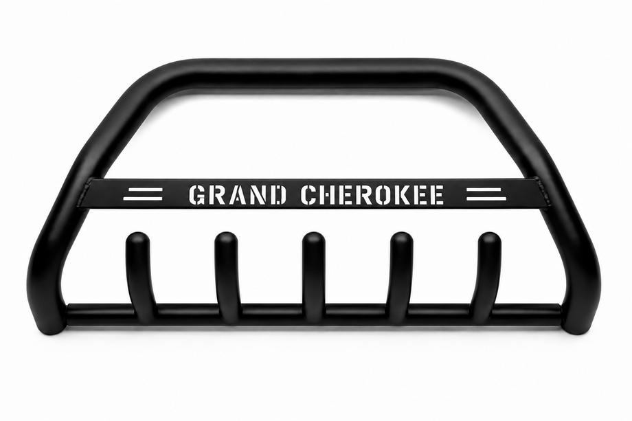 Jeep Grand Cherokee WJ 1999–2004 Sprednji zaščitni lok WT004 Black (nerjavno jeklo) Fotografija 3