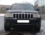 Jeep Grand Cherokee WK 2004–2010 Sprednji zaščitni lok WT004 Black (nerjavno jeklo) fotografija 1