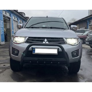 Sprednji zaščitni lok WT004 Black (nerjavno jeklo) fotografija 1