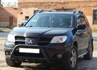 Mitsubishi Outlander 2001–2006 Bullbar WT003 Black (nerjavno jeklo) fotografija 4