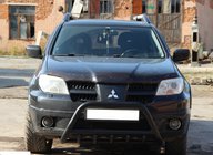 Mitsubishi Outlander 2001–2006 Bullbar WT003 Black (nerjavno jeklo) fotografija 3