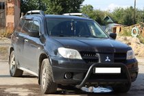 Mitsubishi Outlander 2001–2006 Bullbar WT003 Black (nerjavno jeklo) fotografija 1