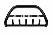 Peugeot Partner Tepee 2008–2018 Sprednji zaščitni lok WT004 Black (nerjavno jeklo) fotografija 2