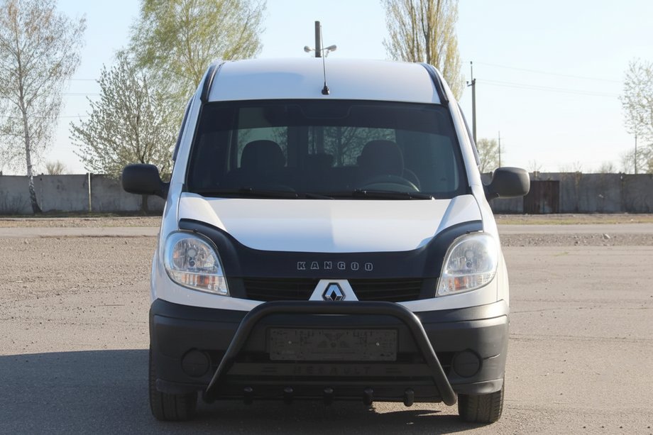 Renault Kangoo 1998–2008 Sprednji zaščitni lok WT004 Black (nerjavno jeklo) Image