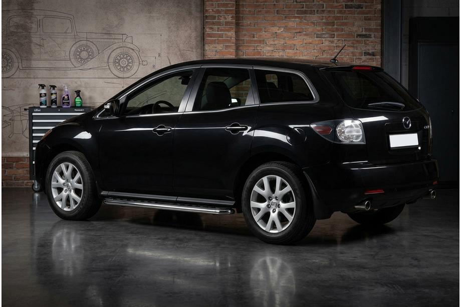 Mazda CX-7 2006–2012 Stranske stopnice Maydos V1 (2 kosa, nerjaveče) Fotografija 1
