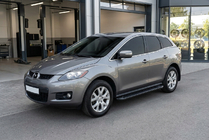 Mazda CX-7 2006–2012 Bočne stopnice Allmond Black (2 kosa, aluminij) fotografija 1