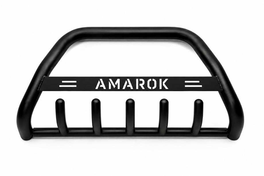 Volkswagen Amarok 2010–2022 Sprednji zaščitni lok WT004 Black (nerjavno jeklo) Image