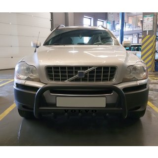 Sprednji zaščitni lok WT004 Black (nerjavno jeklo) Volvo XC90 2002–2014 fotografija 1