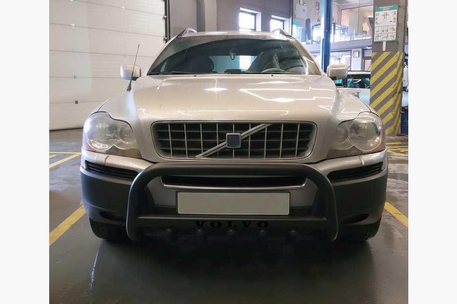 Volvo XC90 2002–2014 Sprednji zaščitni lok WT004 Black (nerjavno jeklo) Image