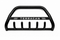 Hyundai Terracan 2001–2007 Sprednji zaščitni lok WT004 Black (nerjavno jeklo) fotografija 1
