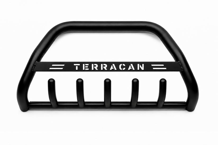 Hyundai Terracan 2001–2007 Sprednji zaščitni lok WT004 Black (nerjavno jeklo) Image