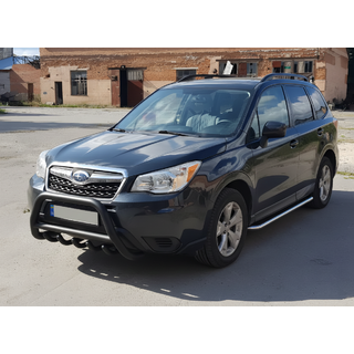 Bullbar WT003 Black (nerjavno jeklo) Subaru Forester 2013–2018 fotografija 1