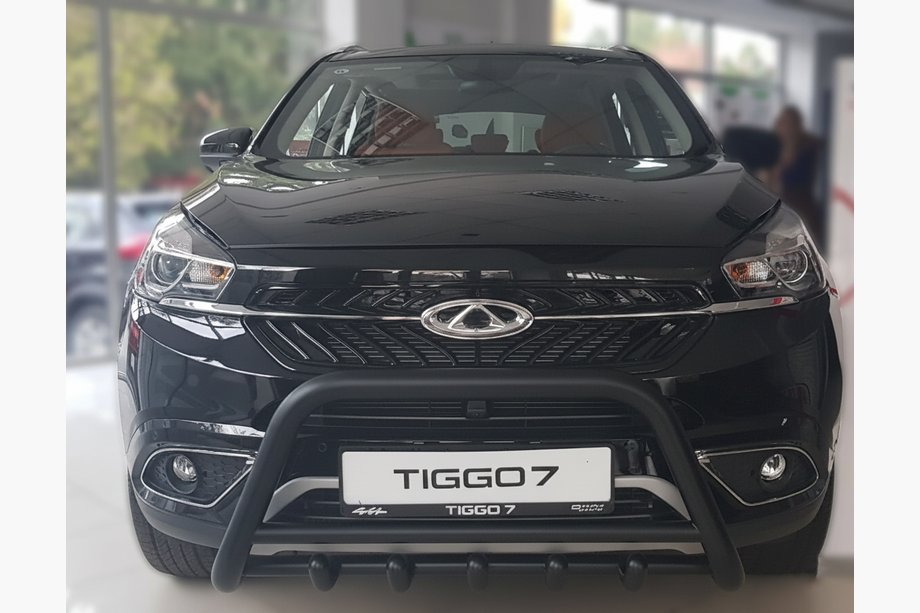 Chery Tiggo 7 2016–2019 Bullbar WT003 Black (nerjavno jeklo) Image