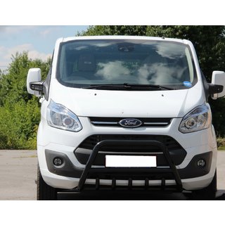 Bullbar WT003 Black (nerjavno jeklo) Ford Custom 2013–2022 fotografija 3