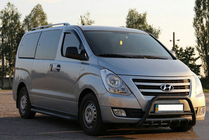 Hyundai H300, H1, Starex 2008–2020 Bullbar WT003 Black (nerjavno jeklo) fotografija 4