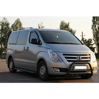Bullbar WT003 Black (nerjavno jeklo) Hyundai H300, H1, Starex 2008–2020 fotografija 4
