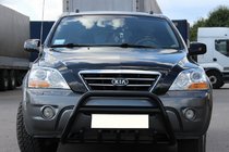 Kia Sorento I BL 2002–2009 Sprednji zaščitni lok (bullbar) WT003 Black-2 (nerjavno jeklo) fotografija 3