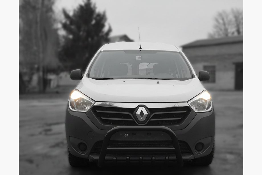Dacia Lodgy 2012–2022 Bullbar WT003 Black (nerjavno jeklo) Fotografija 3
