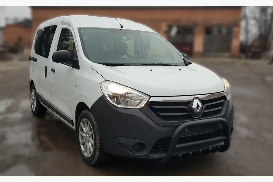 Dacia Lodgy 2012–2022 Bullbar WT003 Black (nerjavno jeklo) Fotografija 1
