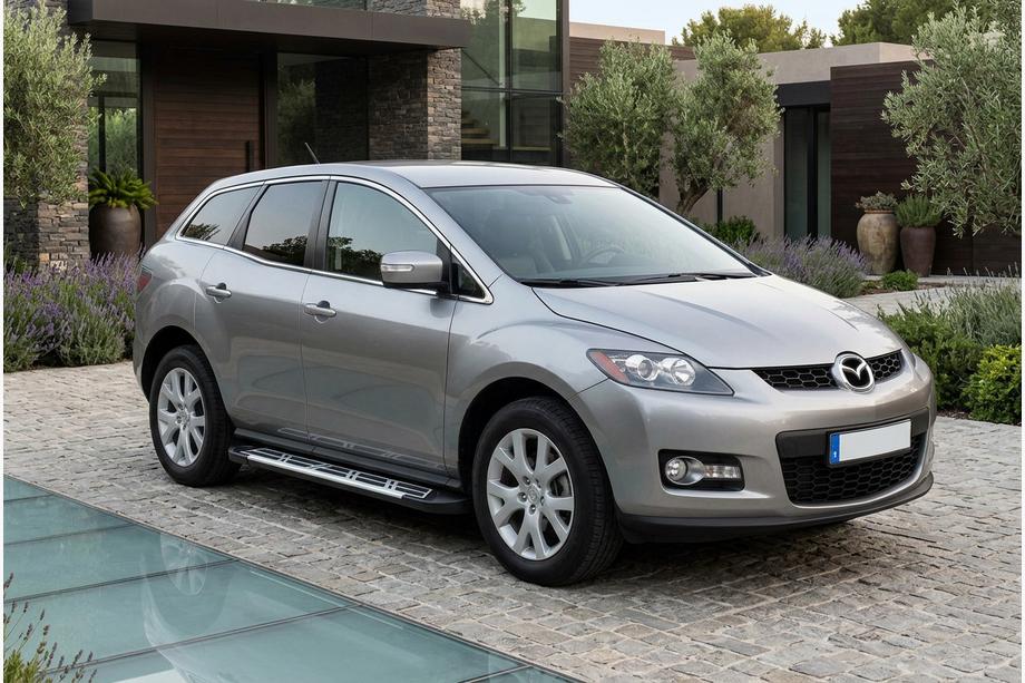 Mazda CX-7 2006–2012 Stranske stopnice Sunrise (2 kos, aluminij) Image
