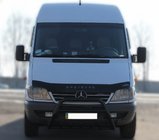 Mercedes Sprinter W901/902/903/904/905 1995–2006 Sprednji zaščitni lok WT003 Black (nerjaveče jeklo) 2000–2006 fotografija 3