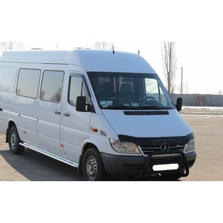 Sprednji zaščitni lok WT003 Black (nerjaveče jeklo) Mercedes Sprinter W901/902/903/904/905 1995–2006 fotografija 4
