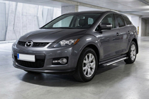 Mazda CX-7 2006–2012 Stranski pragovi Line (2 kos, aluminij) fotografija 1