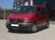 Mercedes Vito W638 1996–2003 Sprednji zaščitni lok WT003 Black (nerjaveče jeklo) fotografija 4