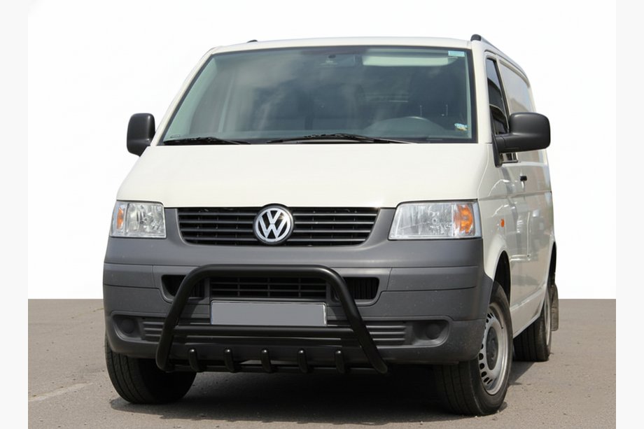 Volkswagen T5 Caravelle 2004–2010 Sprednji zaščitni lok WT003 Black (nerjaveče jeklo) Image
