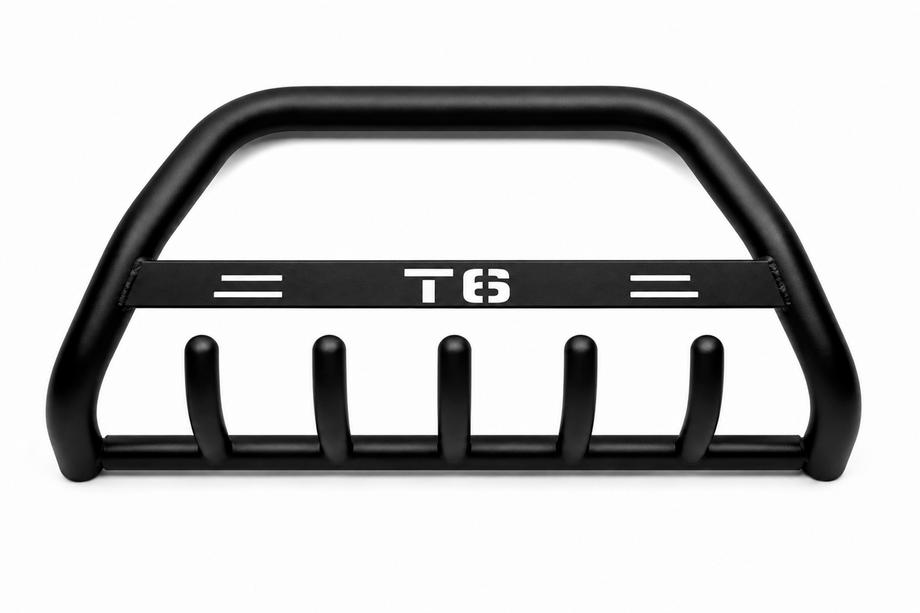 Volkswagen T6 2015–2024 Kenguru zaščitni lok WT004 Black (nerjavno jeklo) Image